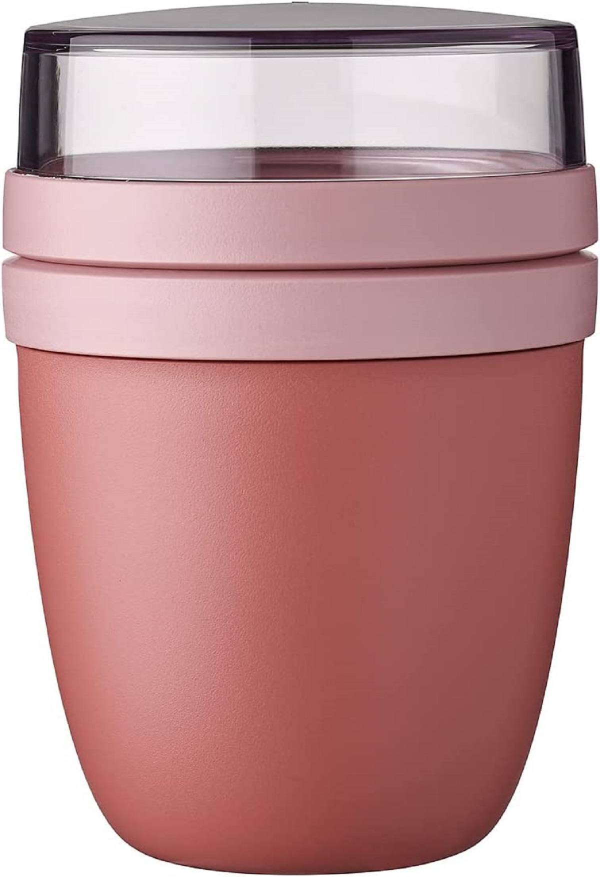 Mepal | Lunchpot Ellipse Vivid mauve | praktischer To Go Becher | geeignet für Tiefkühler, Mikrowelle & Spülmaschine | 500 ml