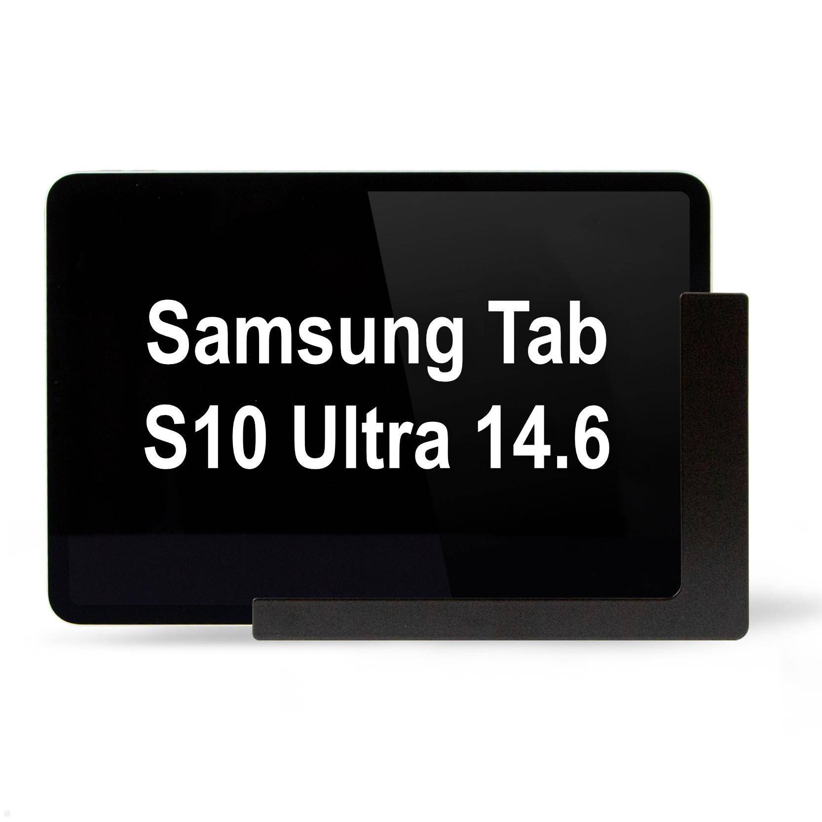 TabLines TWP041B Tablet Wandhalterung für Samsung Tab S10 Ultra 14.6, schwarz