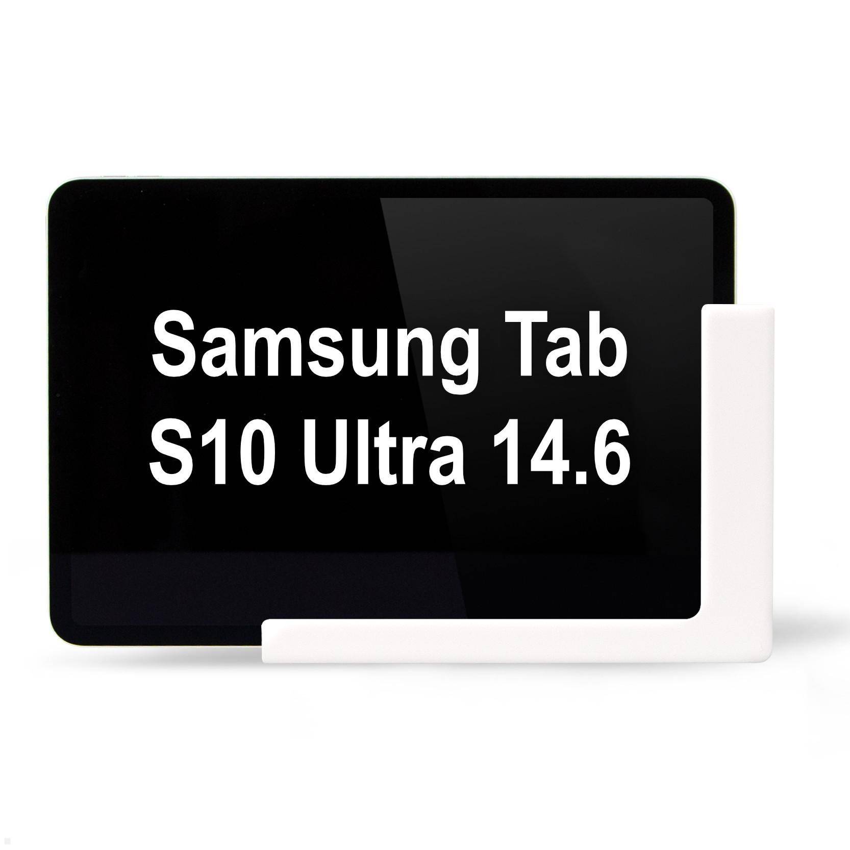 TabLines TWP041W Tablet Wandhalterung für Samsung Tab S10 Ultra 14.6, weiß