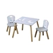 Kesper | Kindertisch Set mit 2 Stühlen | Material: Faserplatte/Holz | Farbe: Alpaka Grau Kesper | Kindertisch Set mit 2 Stühlen | Material: Faserplatte/Holz | Farbe: Alpaka Grau