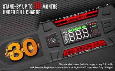 Lokithor J401 Jumpstarter Starthilfegerät Booster 12V 2500A