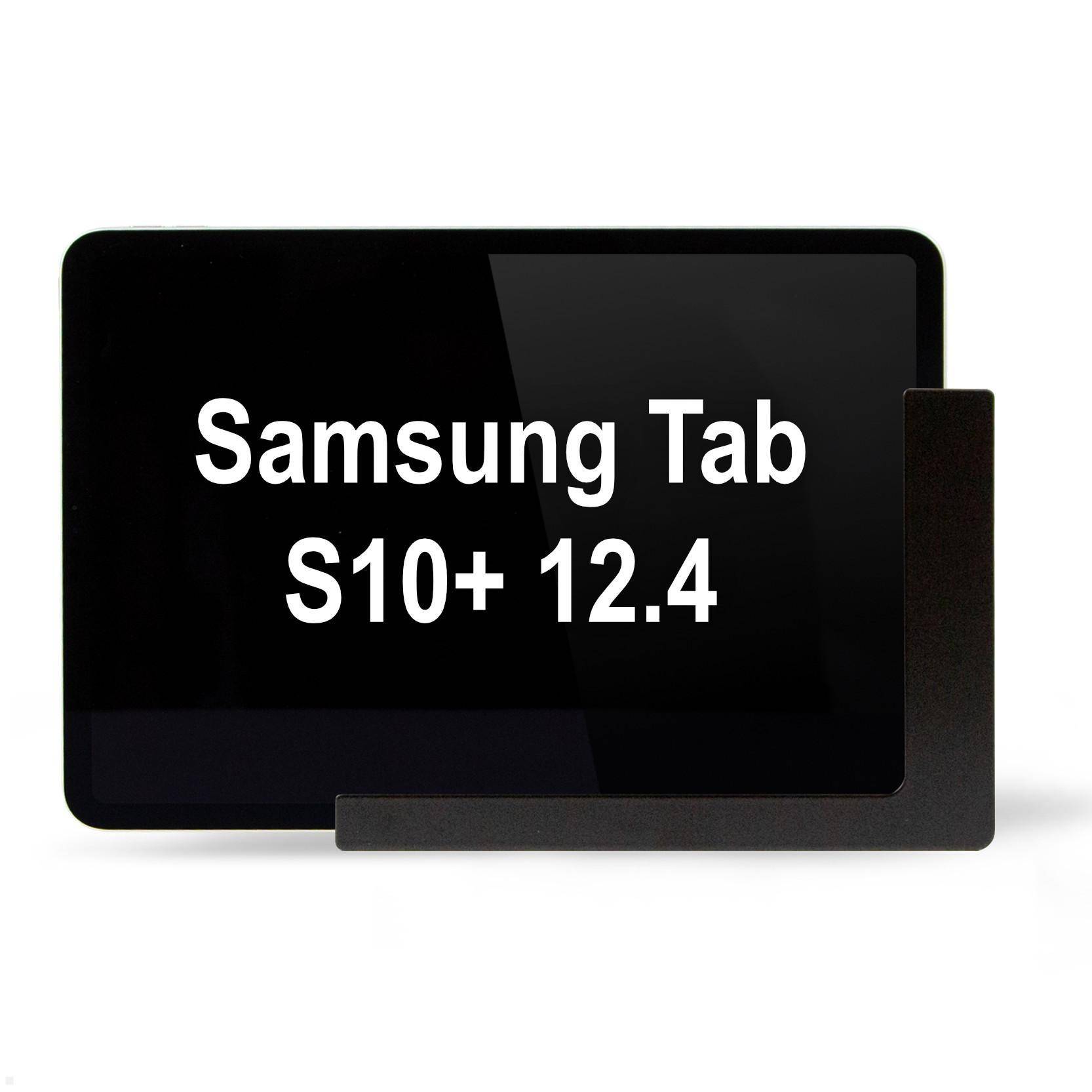 TabLines TWP042B Tablet Wandhalterung für Samsung Tab S10+ 12.4, schwarz