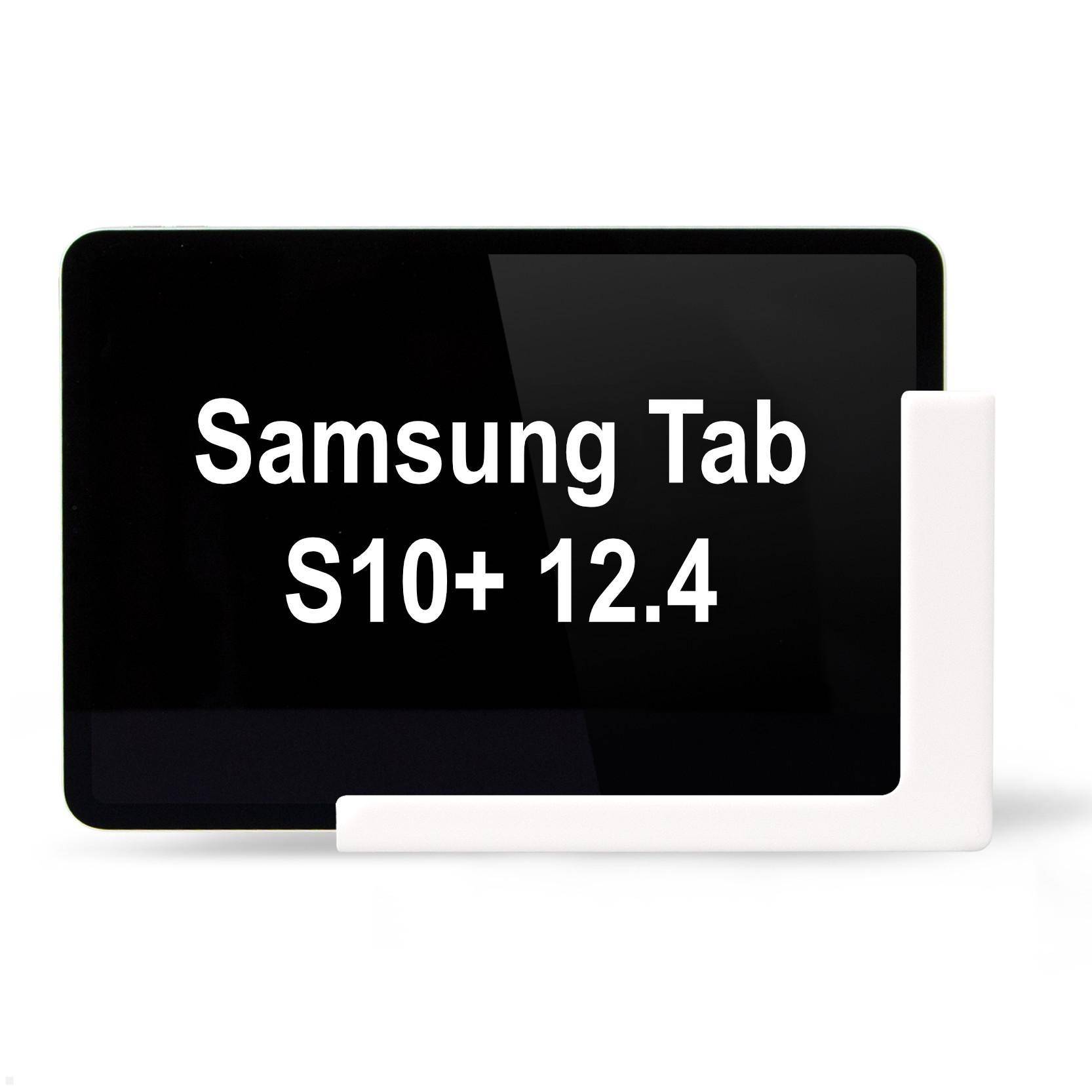 TabLines TWP042W Tablet Wandhalterung für Samsung Tab S10+ 12.4, weiß