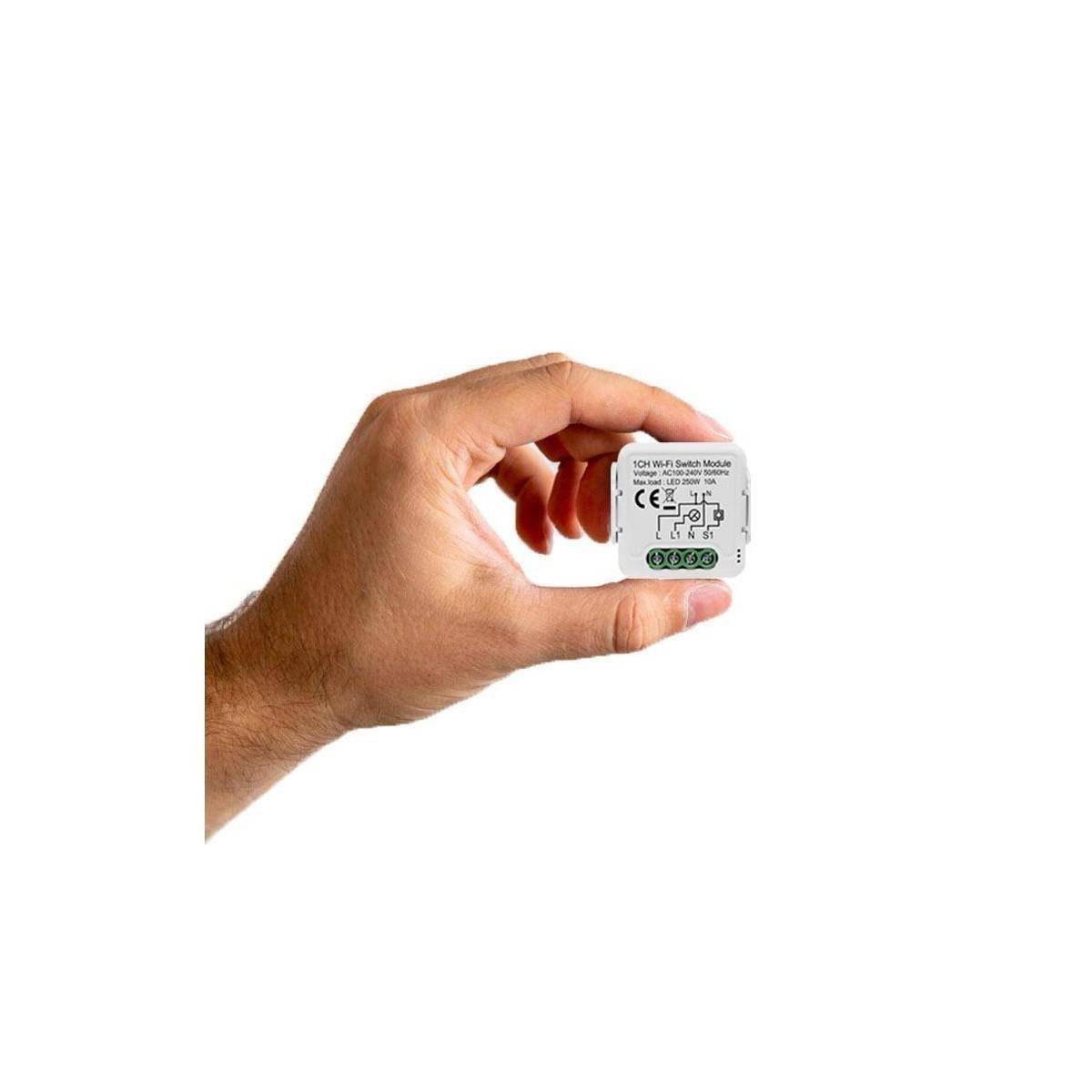 NPLLSW01-16A-PM - Netplus Smart Relay Switch Module 16A 1-channel with power metering Wi-Fi