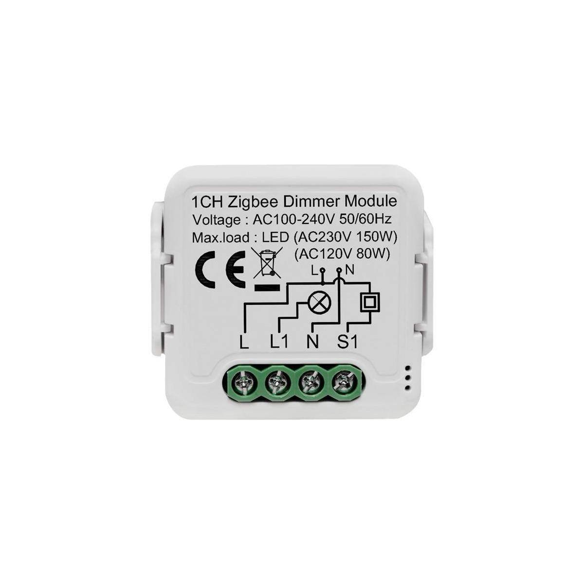 NPLZDIM01 - Netplus Smart Dimmer Module 1-channel Zigbee