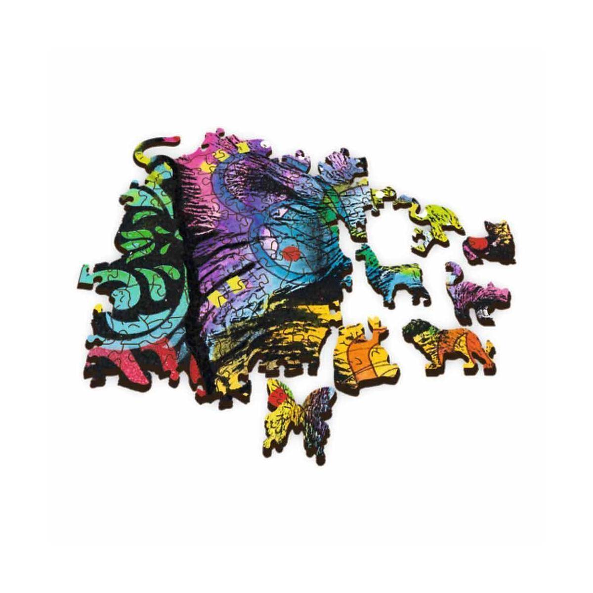 TR20160 - Holz Puzzle (5001 Teile) - Bunter Welpe