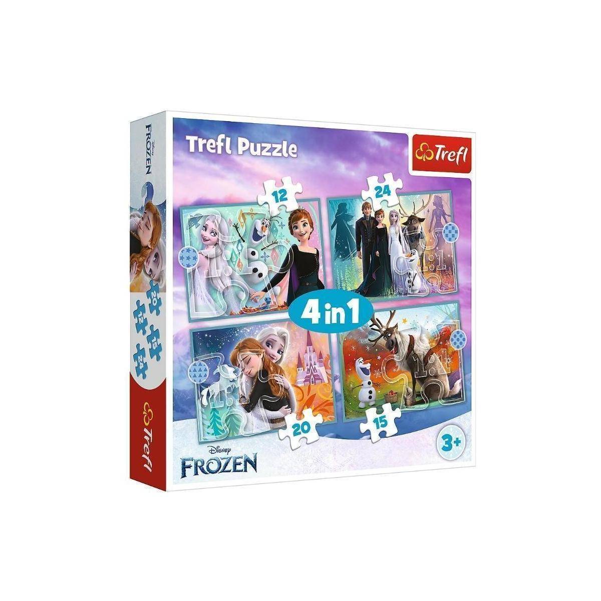 TR34381 - 4 in 1 Puzzle - Die Eiskönigin