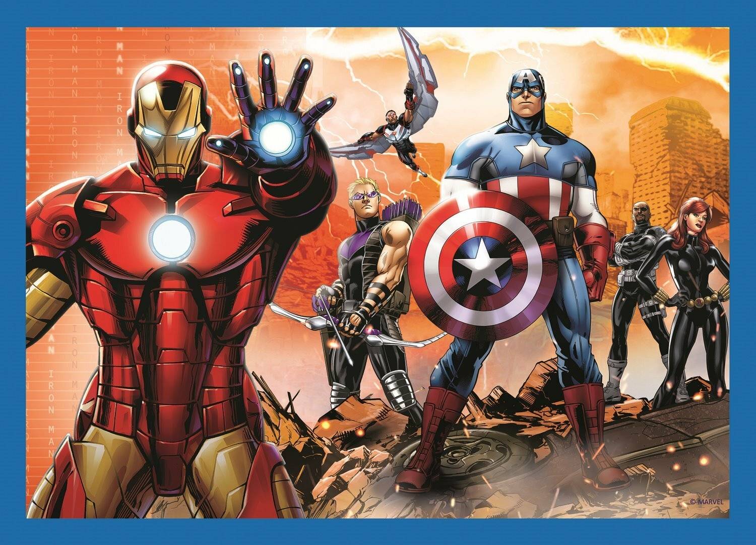 TREFL Puzzle Brave Avengers 4in1 (35,48,54,70 Teile)