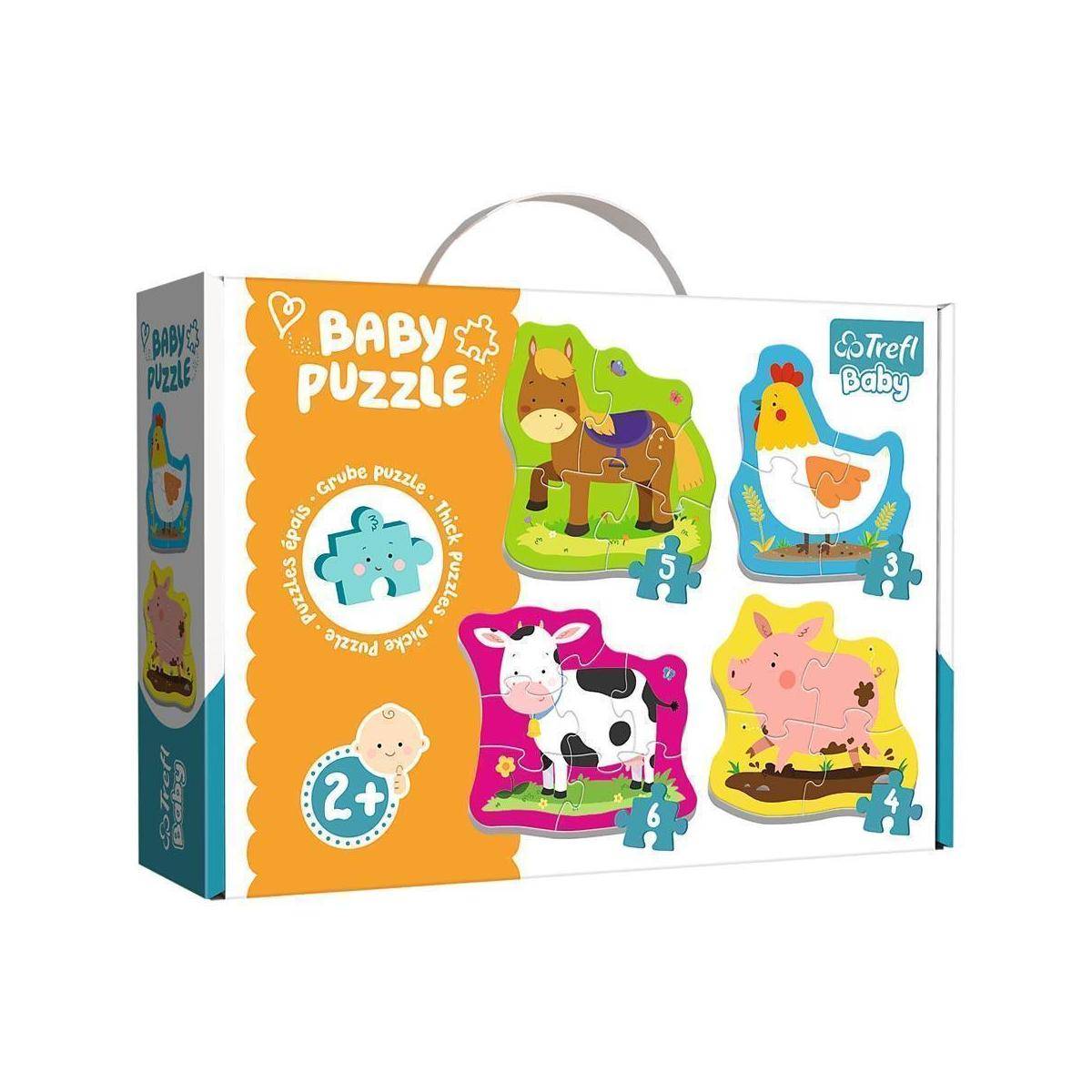 TR36070 - Baby Puzzle Tiere auf dem Bauernhof - 18 Teile