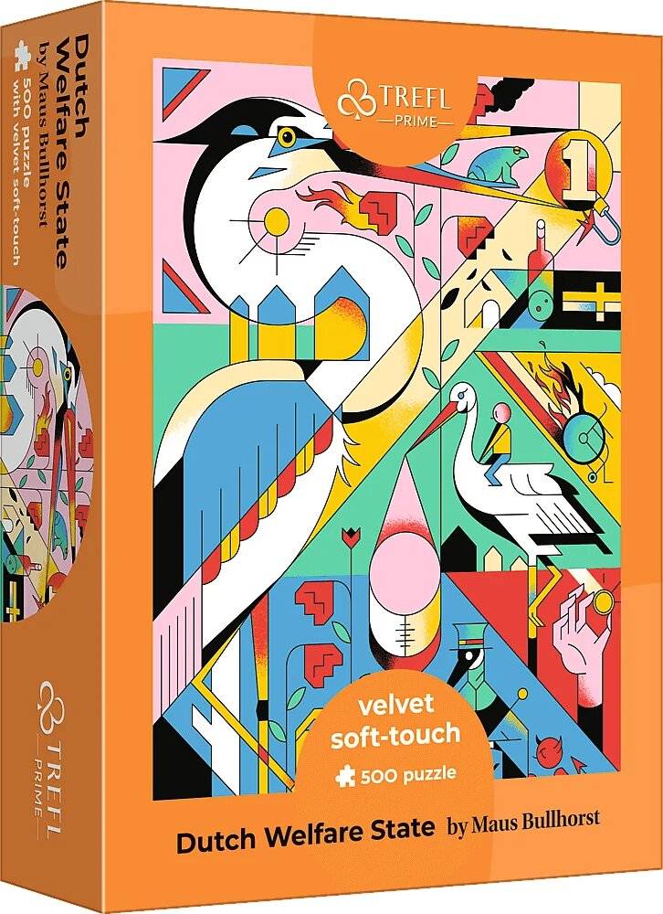 TREFL Puzzle UFT Velvet Soft Touch: Holland - Der Wohlfahrtsstaat 500 Teile