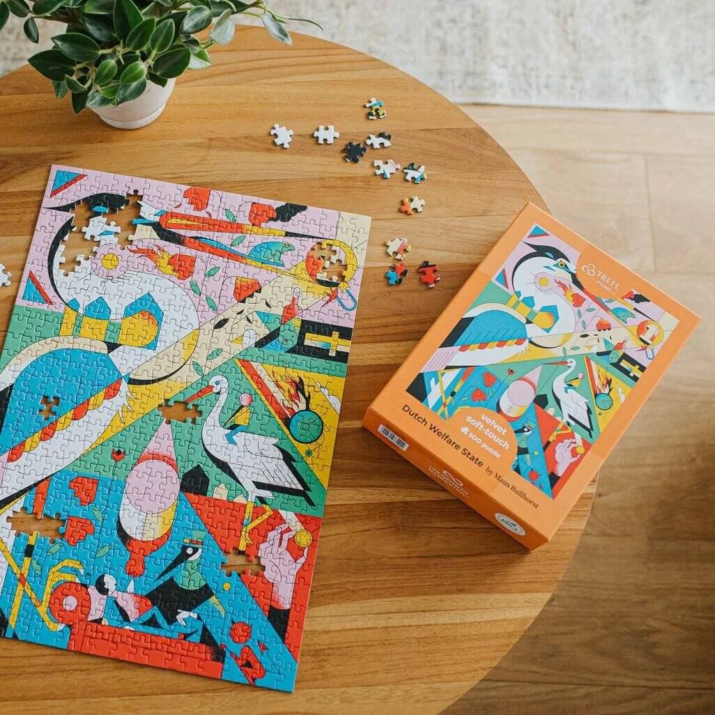 TREFL Puzzle UFT Velvet Soft Touch: Holland - Der Wohlfahrtsstaat 500 Teile