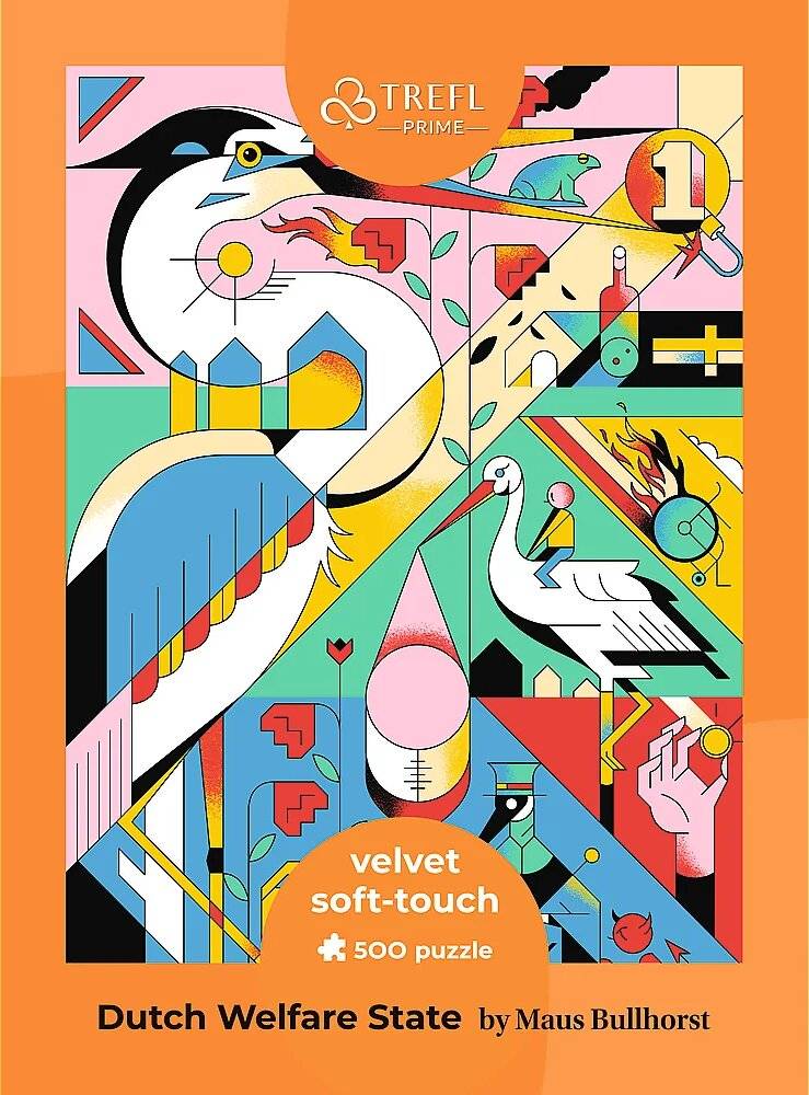 TREFL Puzzle UFT Velvet Soft Touch: Holland - Der Wohlfahrtsstaat 500 Teile