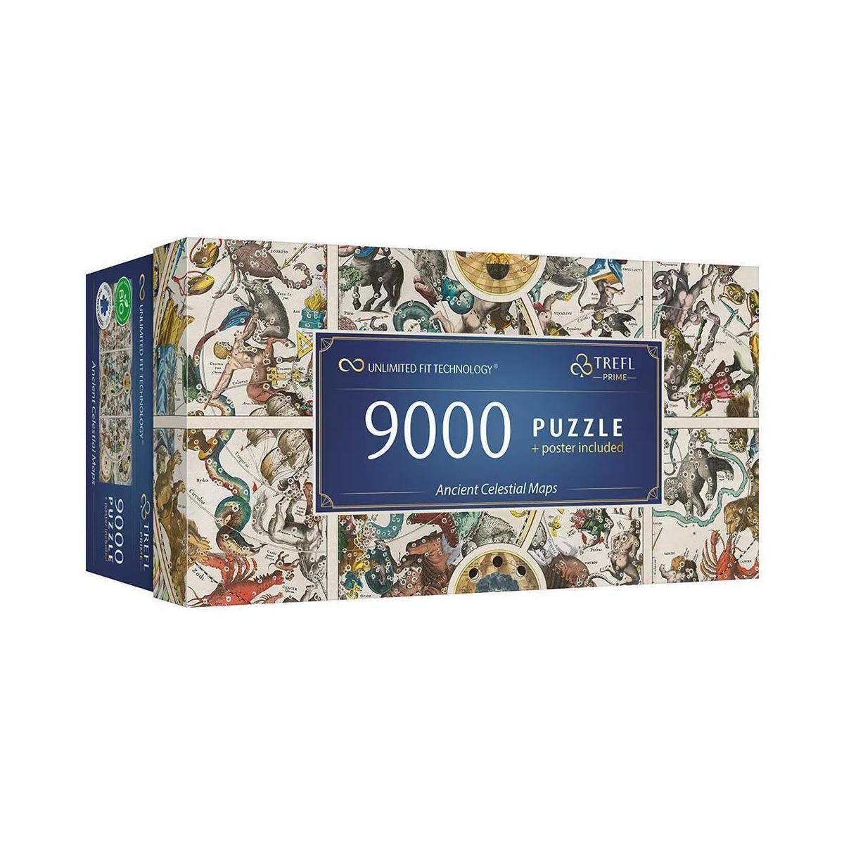 TR81031 - Endlos Puzzle 9.000 Teile - Alte Himmelskarten