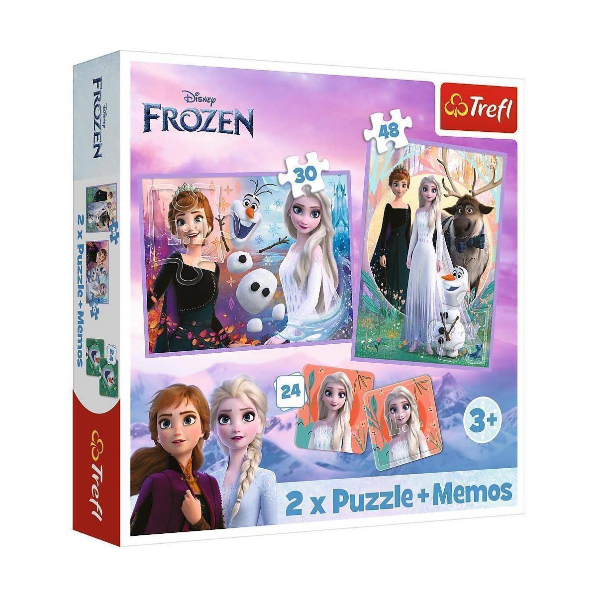 TR93335 - 2-in-1 - 2 x Puzzle Memory, Die Eiskönigin
