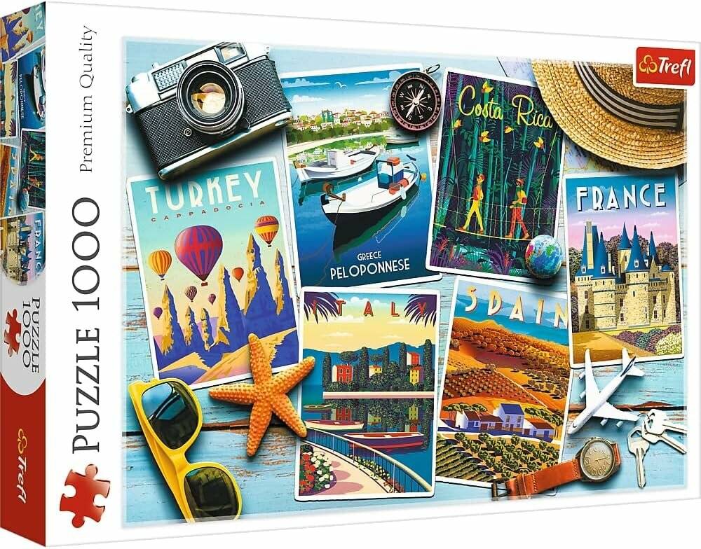 TREFL Puzzle Postkarte aus dem Urlaub 1000 Teile