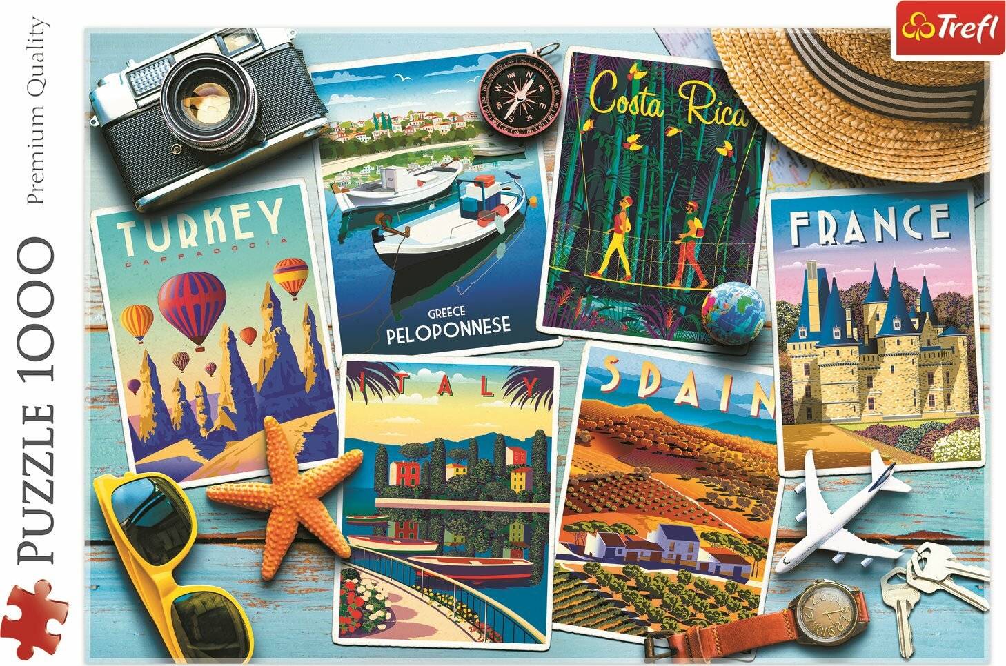 TREFL Puzzle Postkarte aus dem Urlaub 1000 Teile