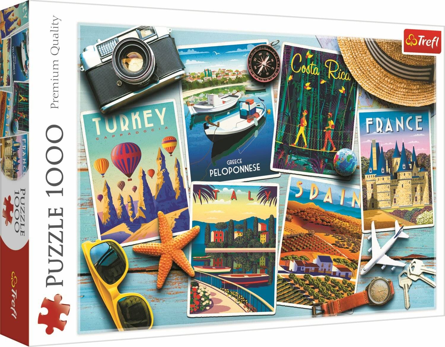 TREFL Puzzle Postkarte aus dem Urlaub 1000 Teile