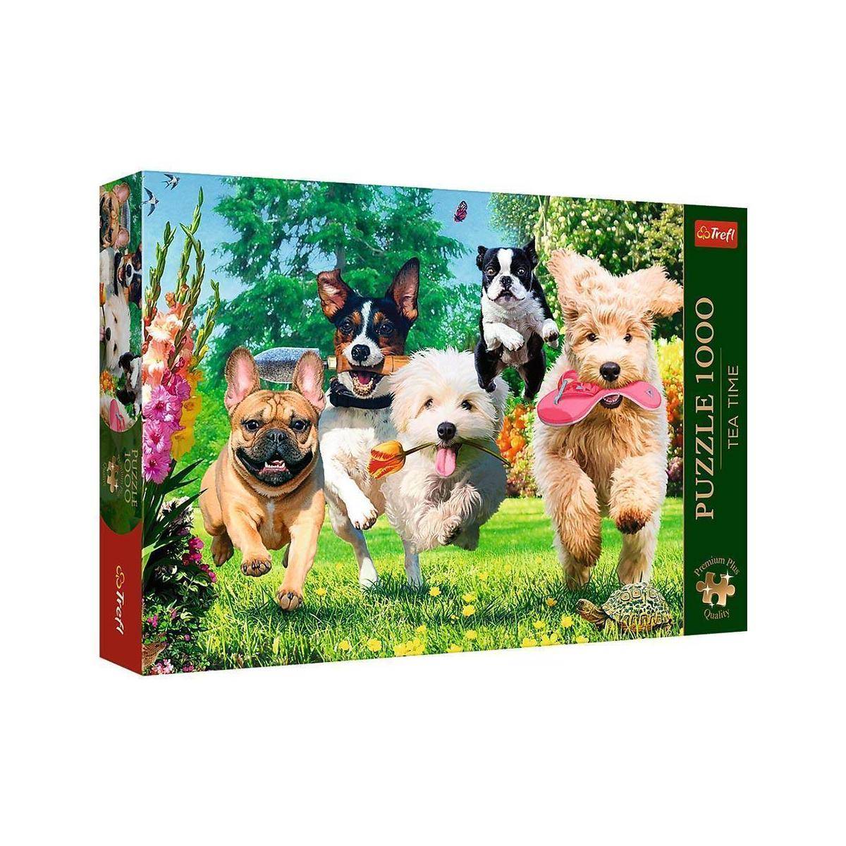 TR10800 - Premium Plus Puzzle 1.000 Teile - Die Hunde kommen