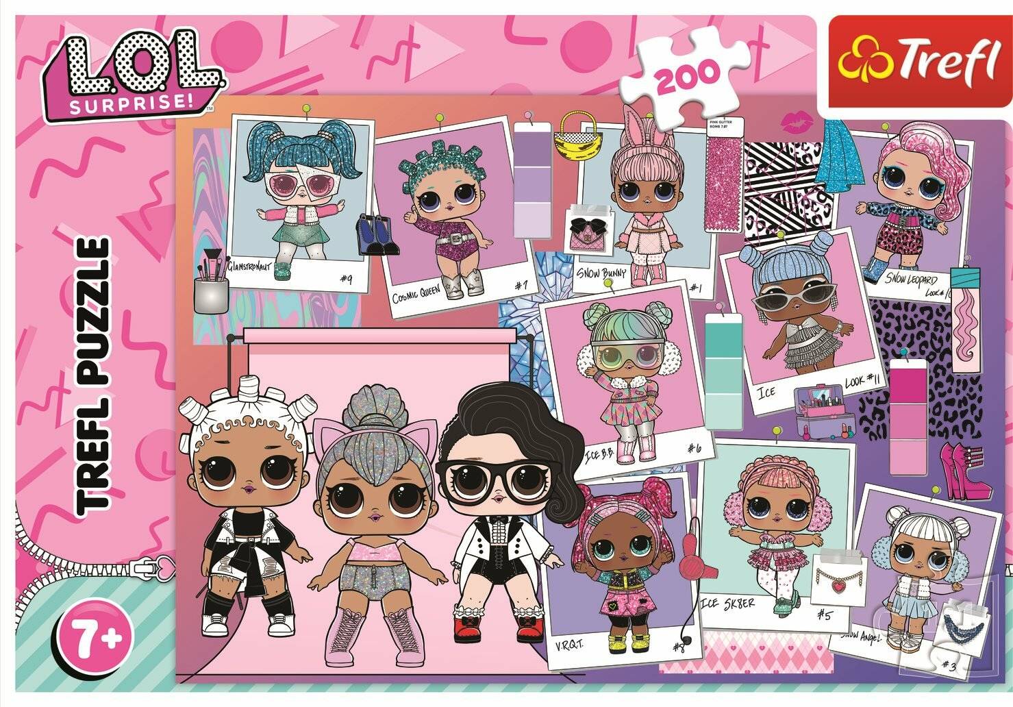 TREFL Puzzle LOL Surprise: Schöne Puppen 200 Teile