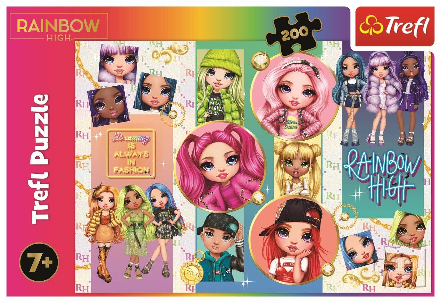 TREFL Puzzle Rainbow High: Freundschaft 200 Teile