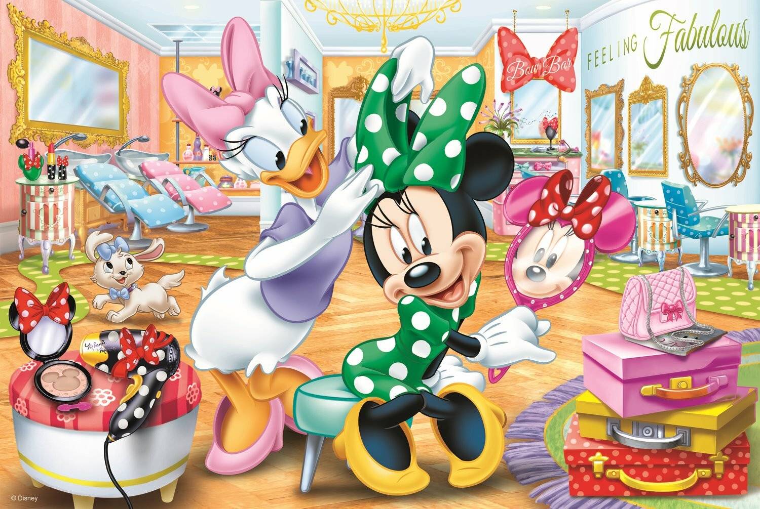 TREFL Puzzle Maus Minnie und Daisy 100 Teile