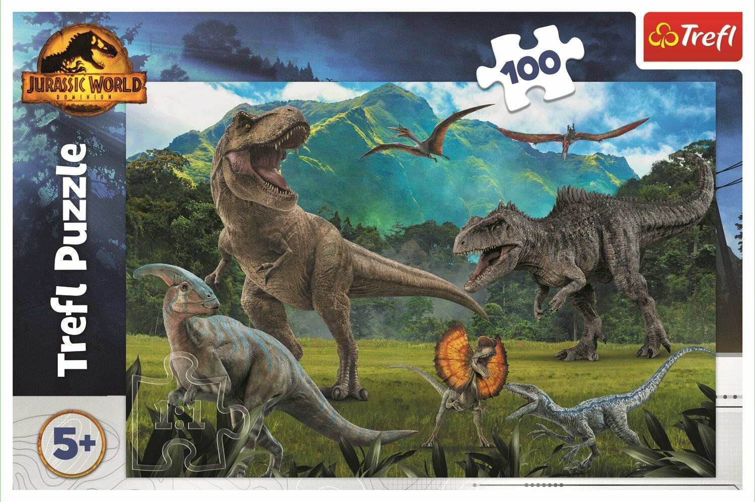 TREFL Puzzle Jurassic World: Herrschaft 100 Teile