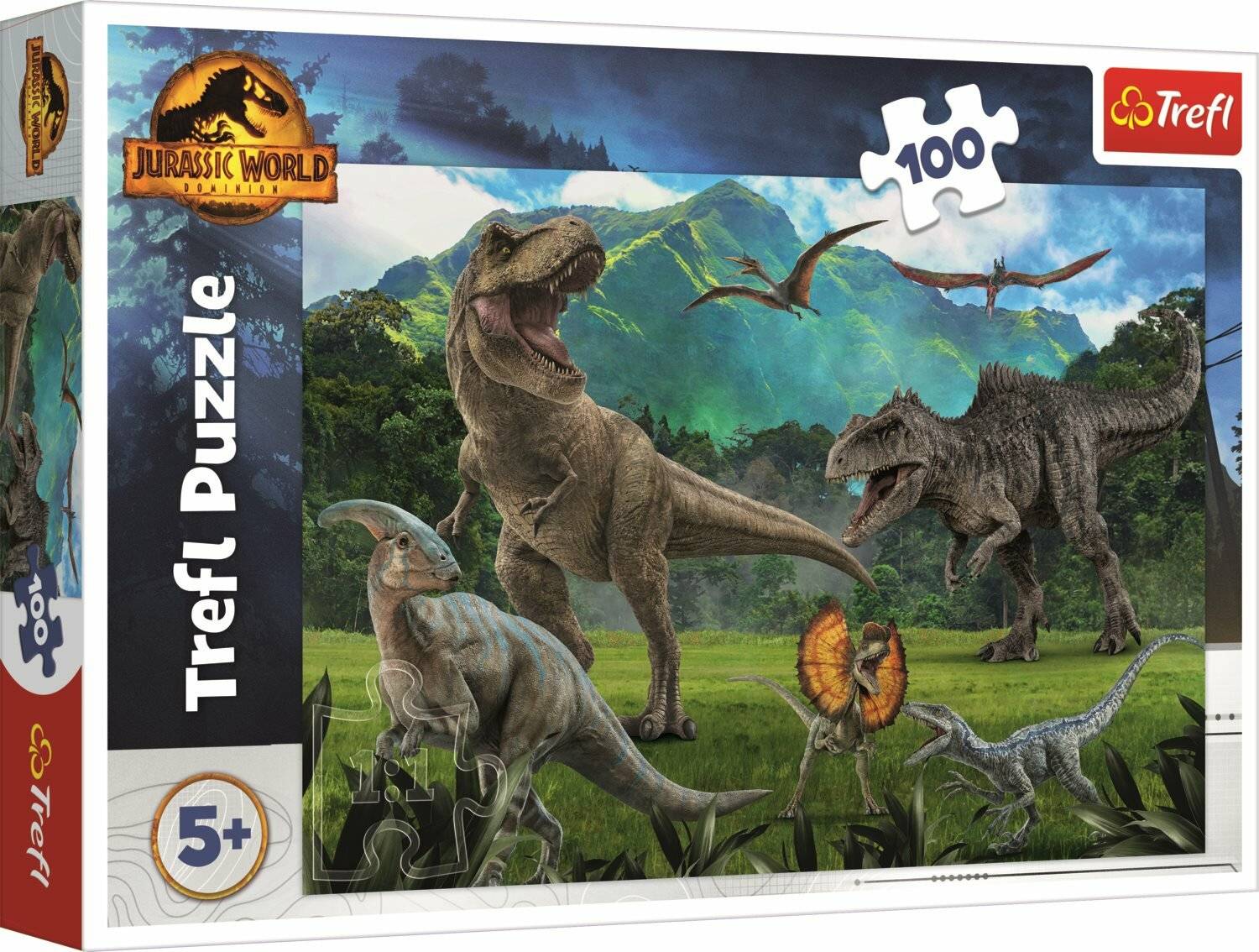 TREFL Puzzle Jurassic World: Herrschaft 100 Teile