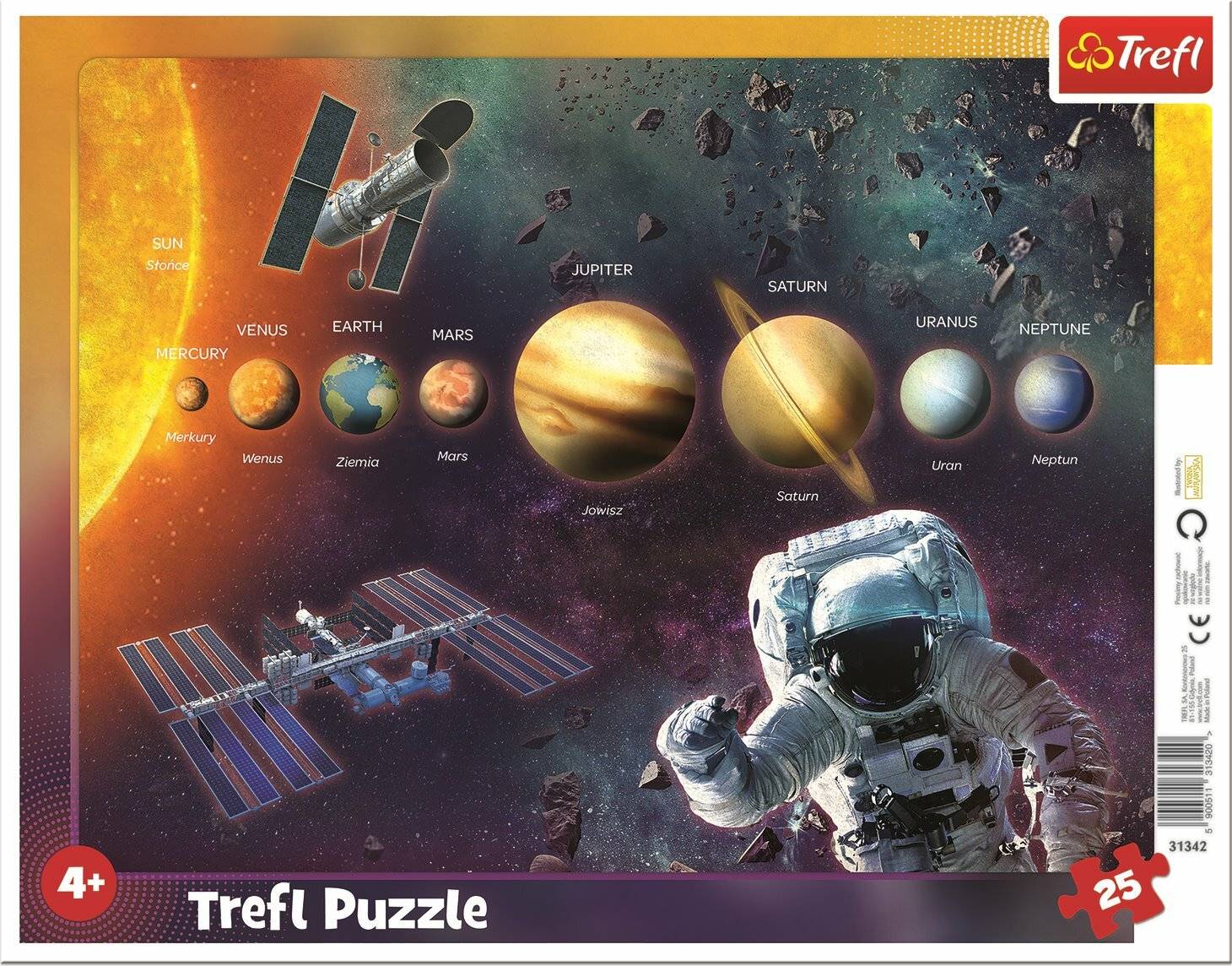 TREFL Sonnensystem Puzzle 25 Teile