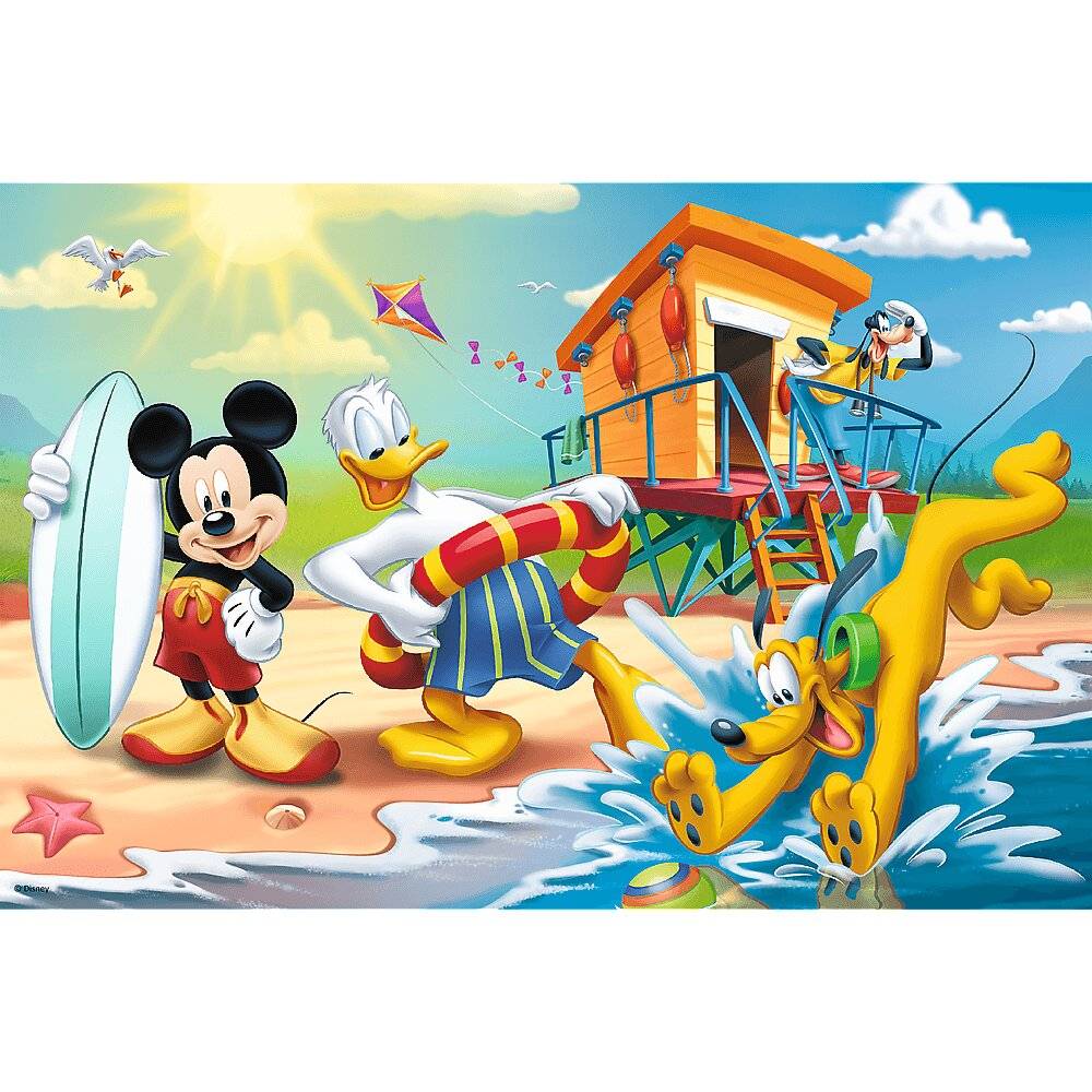 TREFL Puzzle Mickey Mouse am Strand 60 Teile