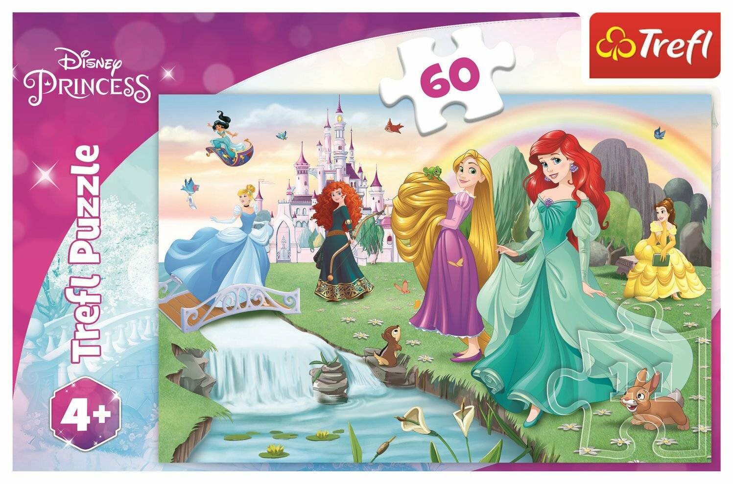 TREFL Puzzle Meet the Disney Princesses 60 Teile