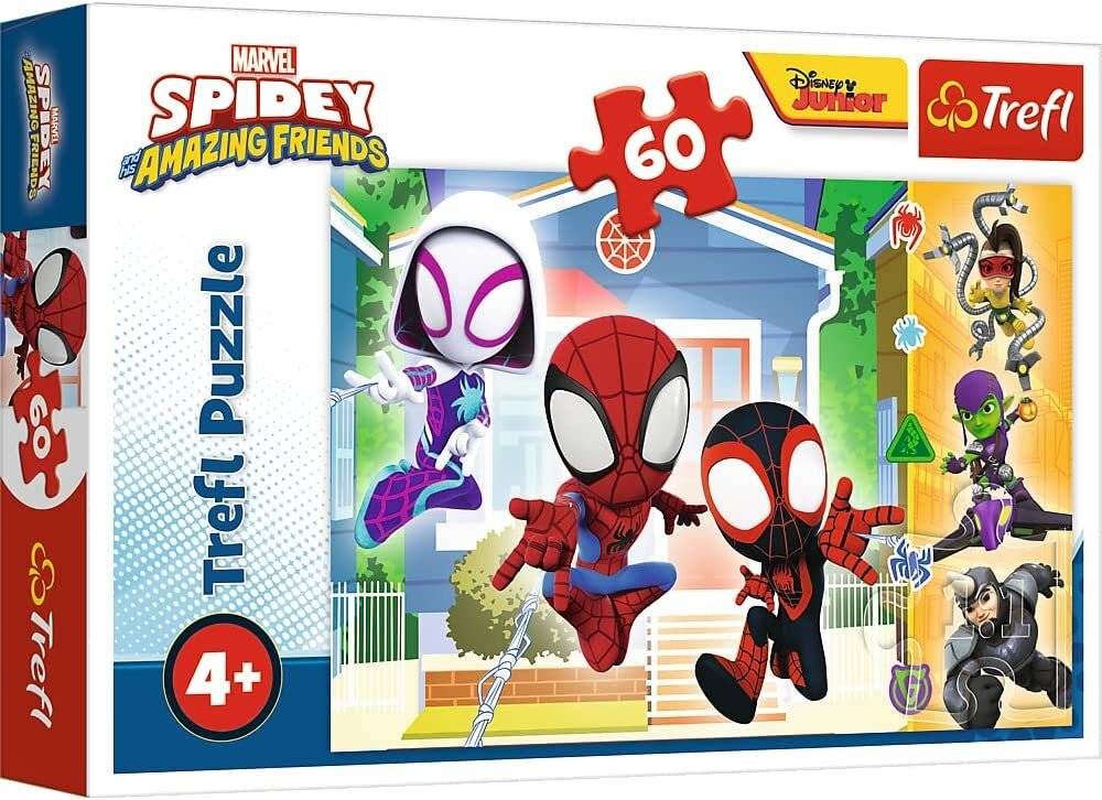 TREFL Puzzle In der Welt von Spidey 60 Teile