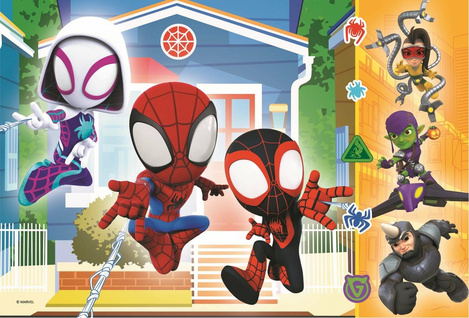TREFL Puzzle In der Welt von Spidey 60 Teile