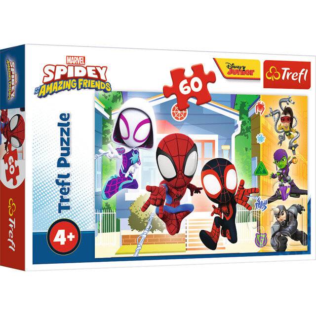 TREFL Puzzle In der Welt von Spidey 60 Teile