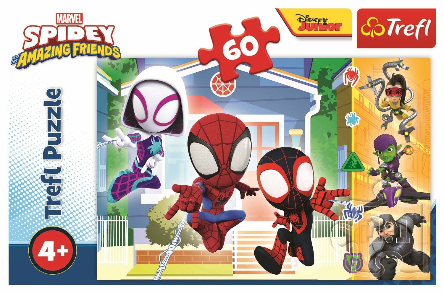 TREFL Puzzle In der Welt von Spidey 60 Teile