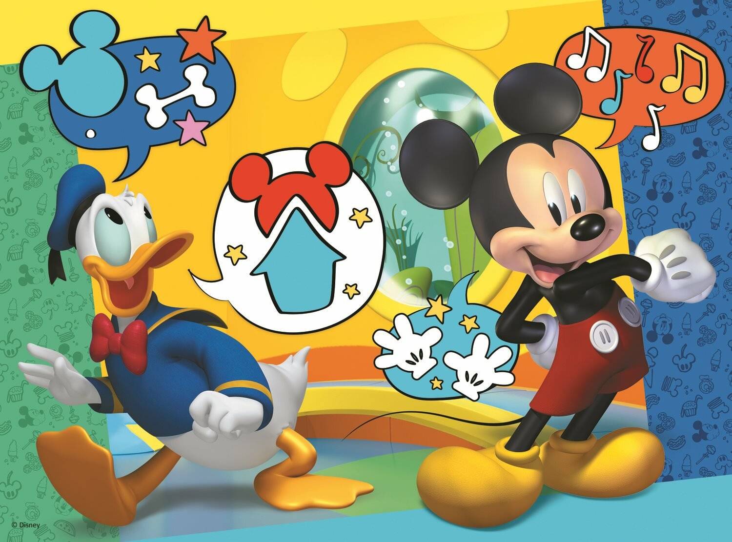 TREFL Puzzle Micky Maus und Donald Duck 30 Teile