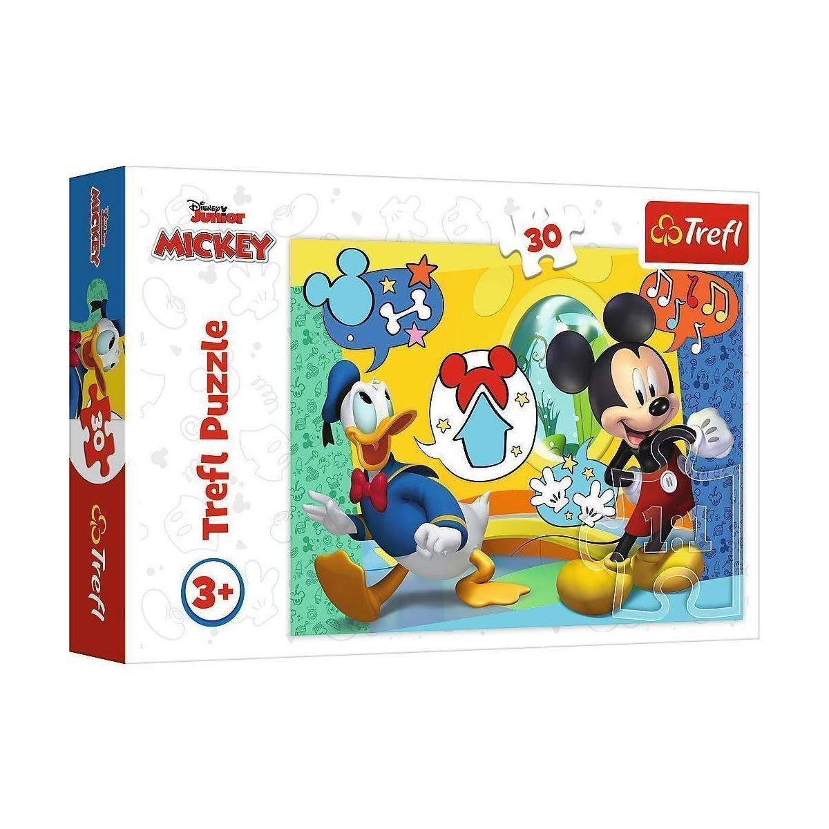 TR18289 - Puzzle mit 30 Teilen - Micky Maus Funhouse