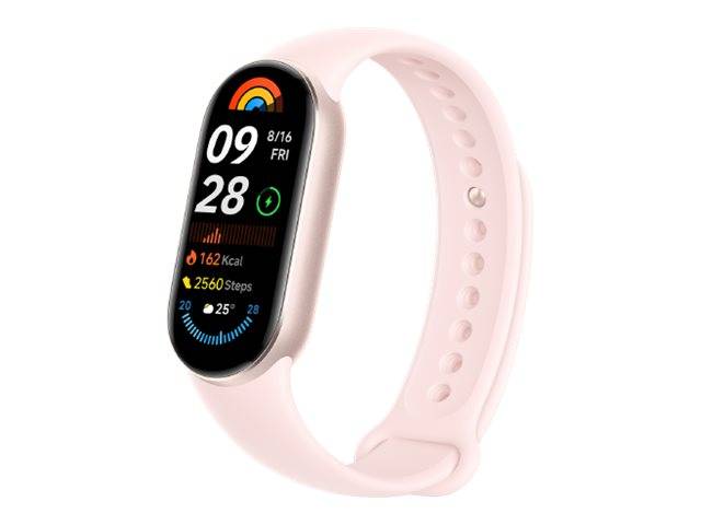 Xiaomi Smart Band 9 - Aktivitätsmesser mit Riemen - TPU - mystische Rose - Handgelenkgröße: 135-210 mm - Anzeige 4.1 cm