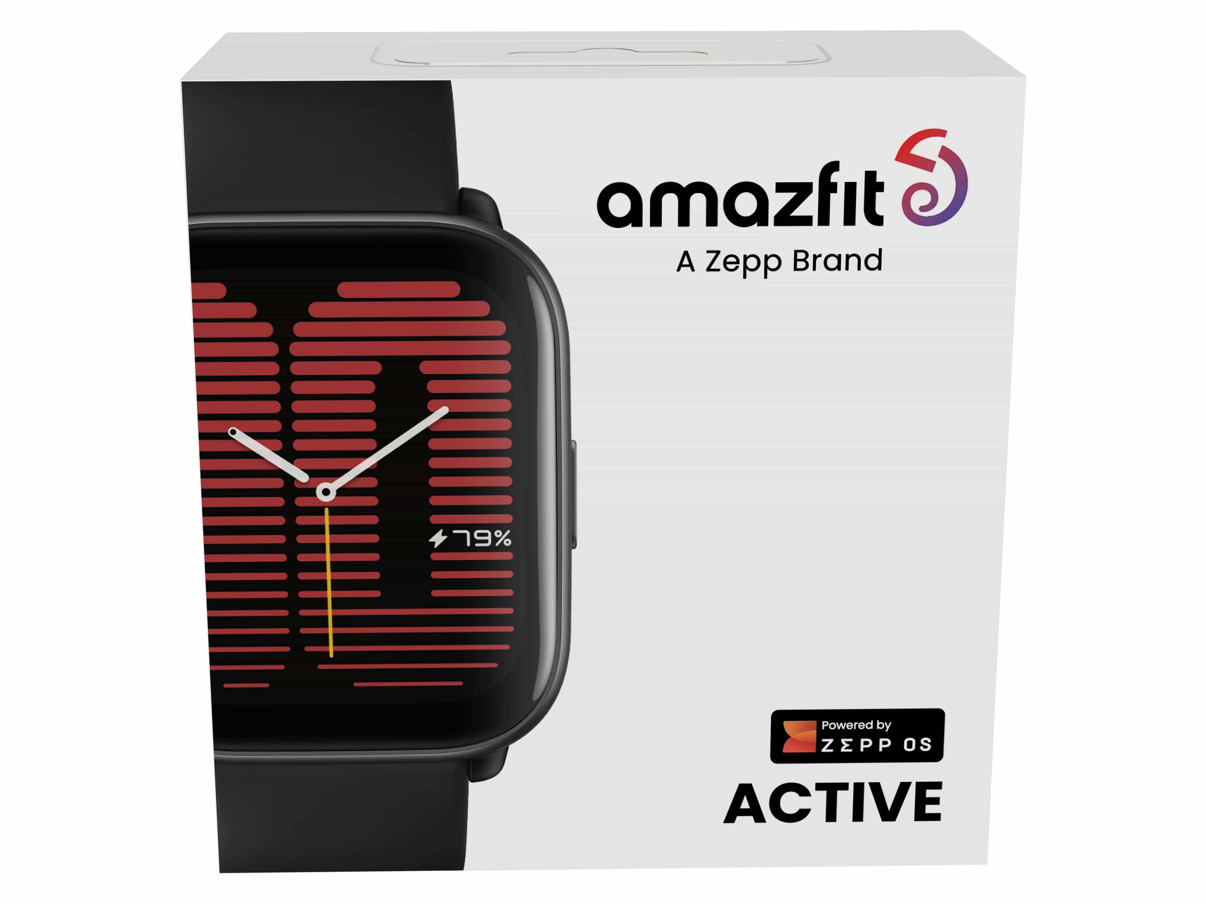 AMAZFIT Smartwatch Active Midnight Black