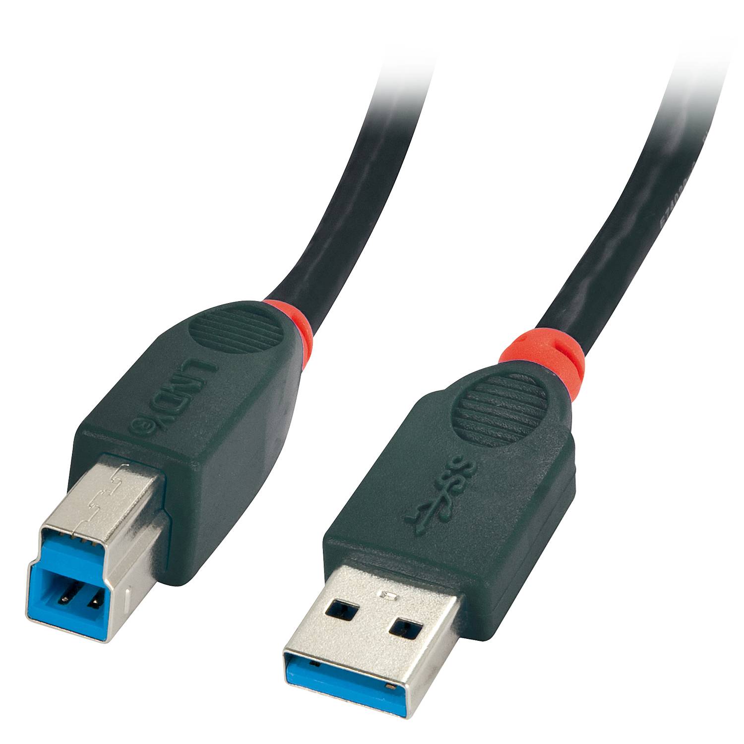 Lindy USB 3.0 Kabel A/B schw. 3m A-Stecker an B-Stecker