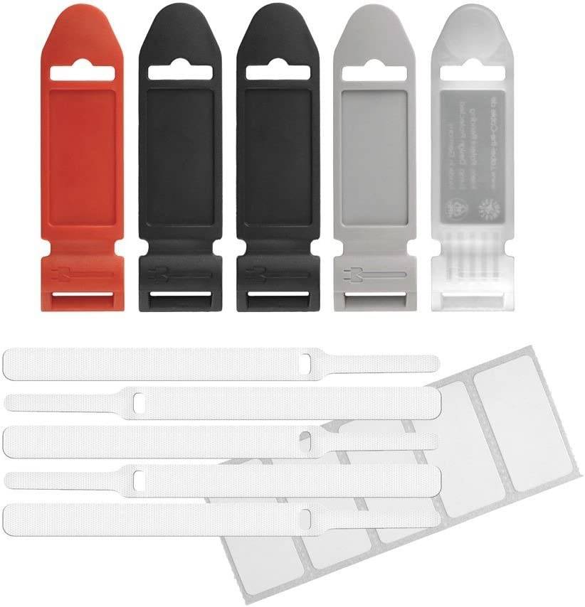 Klettbinder LTC Basic + Label 5er Set weiß