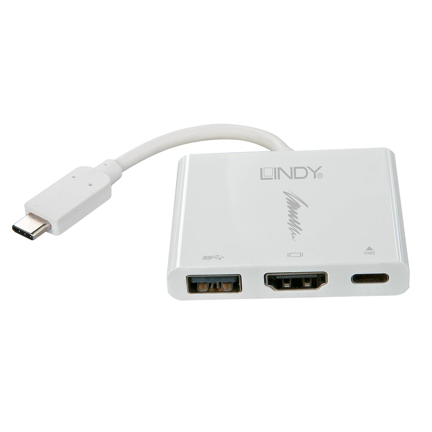 Lindy Konverter USB 3.1 Typ C auf HDMI & USB Typ A & Typ C