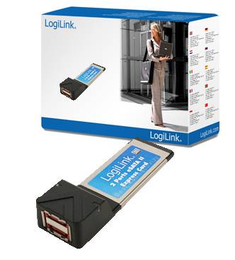 Express Card LogiLink eSata 2x