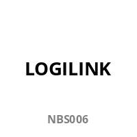 Notebookschloss Logilink 4er Zahlenkombination blau