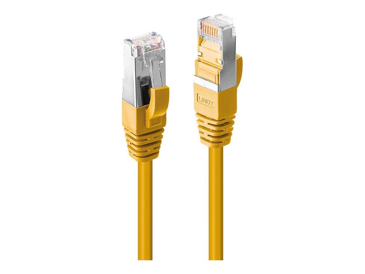 LINDY Patchkabel Cat6A S/FTP LSZH, gelb 7,50m