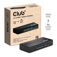 Club3D HDMI Splitter 1 Eingang -> 4 Ausgänge 4K120Hz UHD