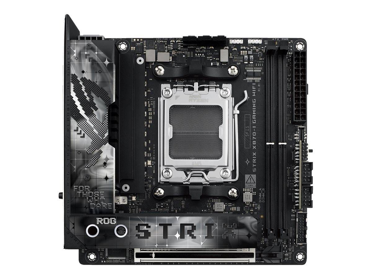 ASUS ROG STRIX X870-I GAMING WIFI - Motherboard - Mini-ITX - Socket AM5 - AMD X870 Chipsatz - USB4, USB 3.2 Gen 2, USB-C 3.2 Gen2, USB 3.2 Gen 1