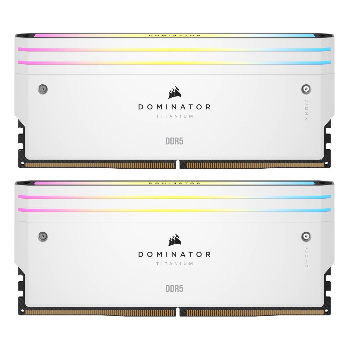 DDR5 64GB PC 6000 CL30 CORSAIR KIT (2x32GB) DOMIN. T RGB Wh retail Multimedia-Technik Speichermodule