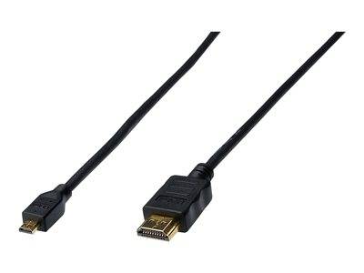 DIGITUS HDMI High Speed mit Ethernet Anschlusskabel, 1m, sw Multimedia-Technik HDMI-Kabel