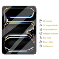 3x 9H Panzerglas für iPad Air 11 2024 HD KLAR Panzerfolie Displayschutz Schutzglas Hartglas Schutzfolie Screen-Protector 3x 9H Panzerglas für iPad Air 11 2024 HD KLAR Panzerfolie Displayschutz Schutzglas Hartglas Schutzfolie Screen-Protector