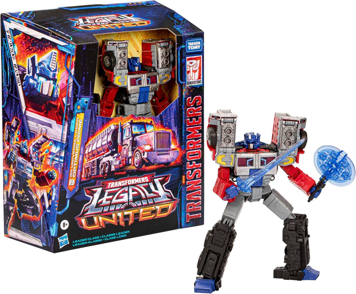 Transformers Legacy United Leader-Klasse G2 Universe Laser Optimus Prime Action-Figur